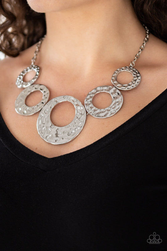 Mildly Metro-silver-Paparazzi necklace