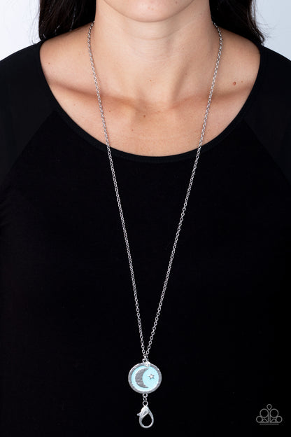 Milky Way Wanderer - blue - Paparazzi LANYARD necklace