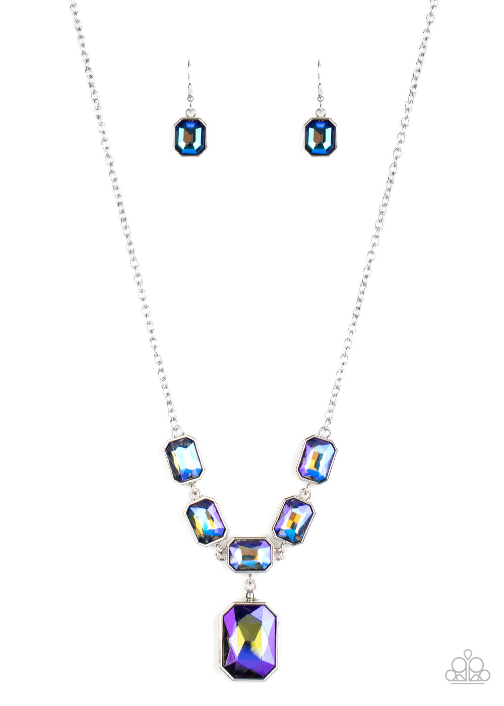 Million Dollar Moment - blue - Paparazzi necklace