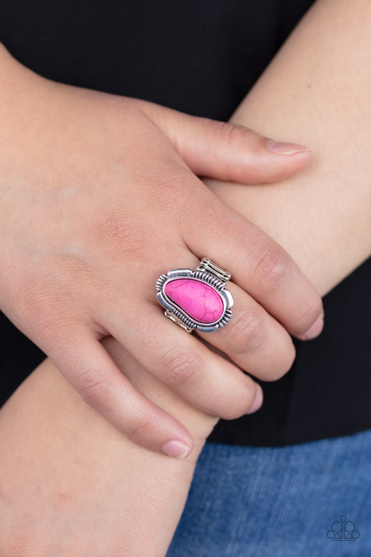 Mineral Mood - pink - Paparazzi ring
