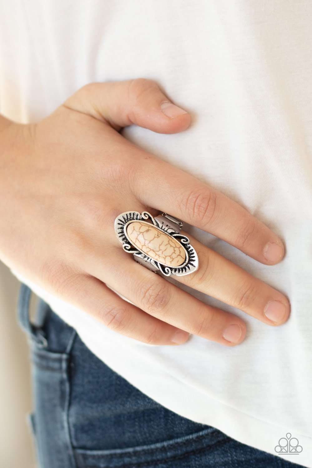 Mineral Monger-brown-Paparazzi ring