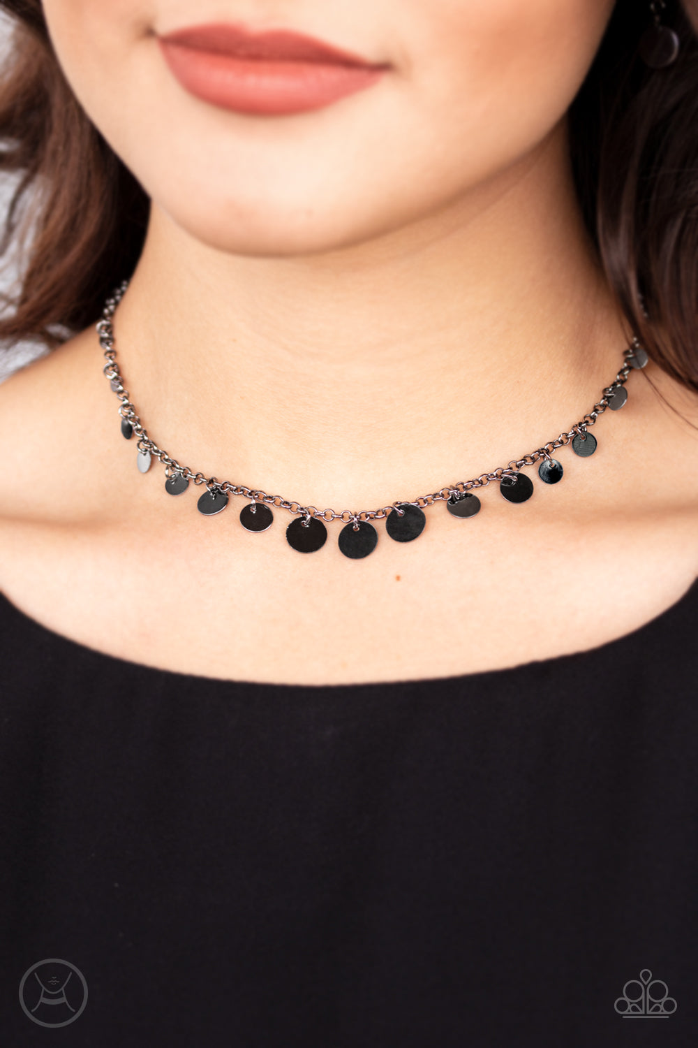 Minimal Magic - black - Paparazzi necklace