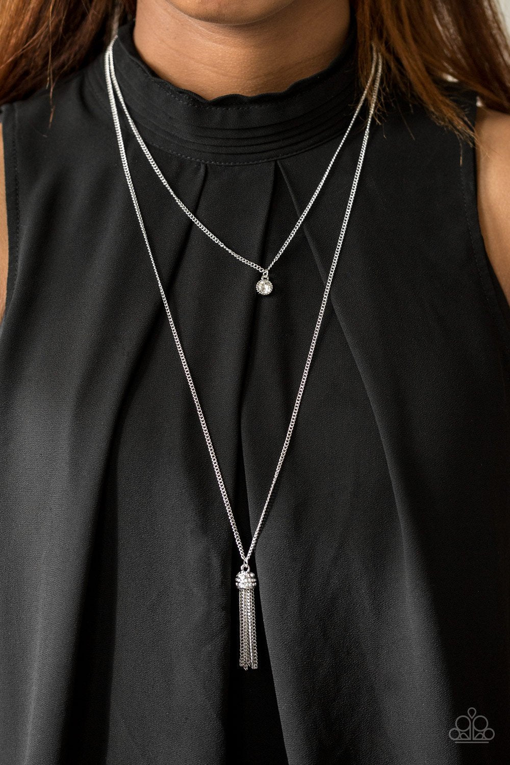 Minimal Millennial - white - Paparazzi necklace