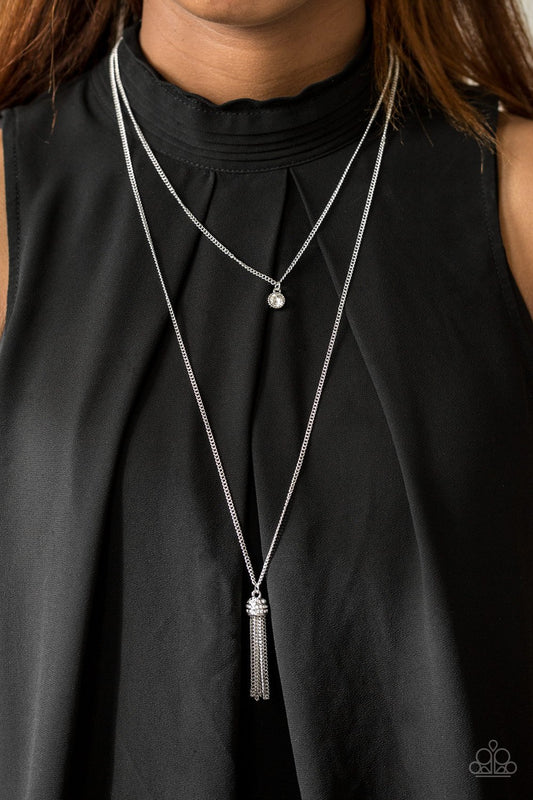 Minimal Millennial - white - Paparazzi necklace