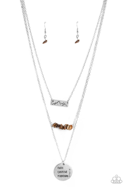Miracle Mountains - brown - Paparazzi necklace