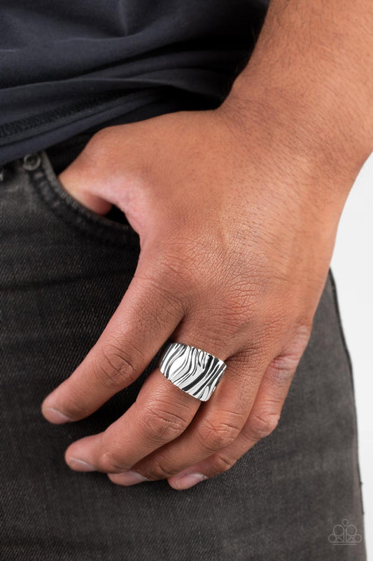 Mirage - silver - Paparazzi MENS ring