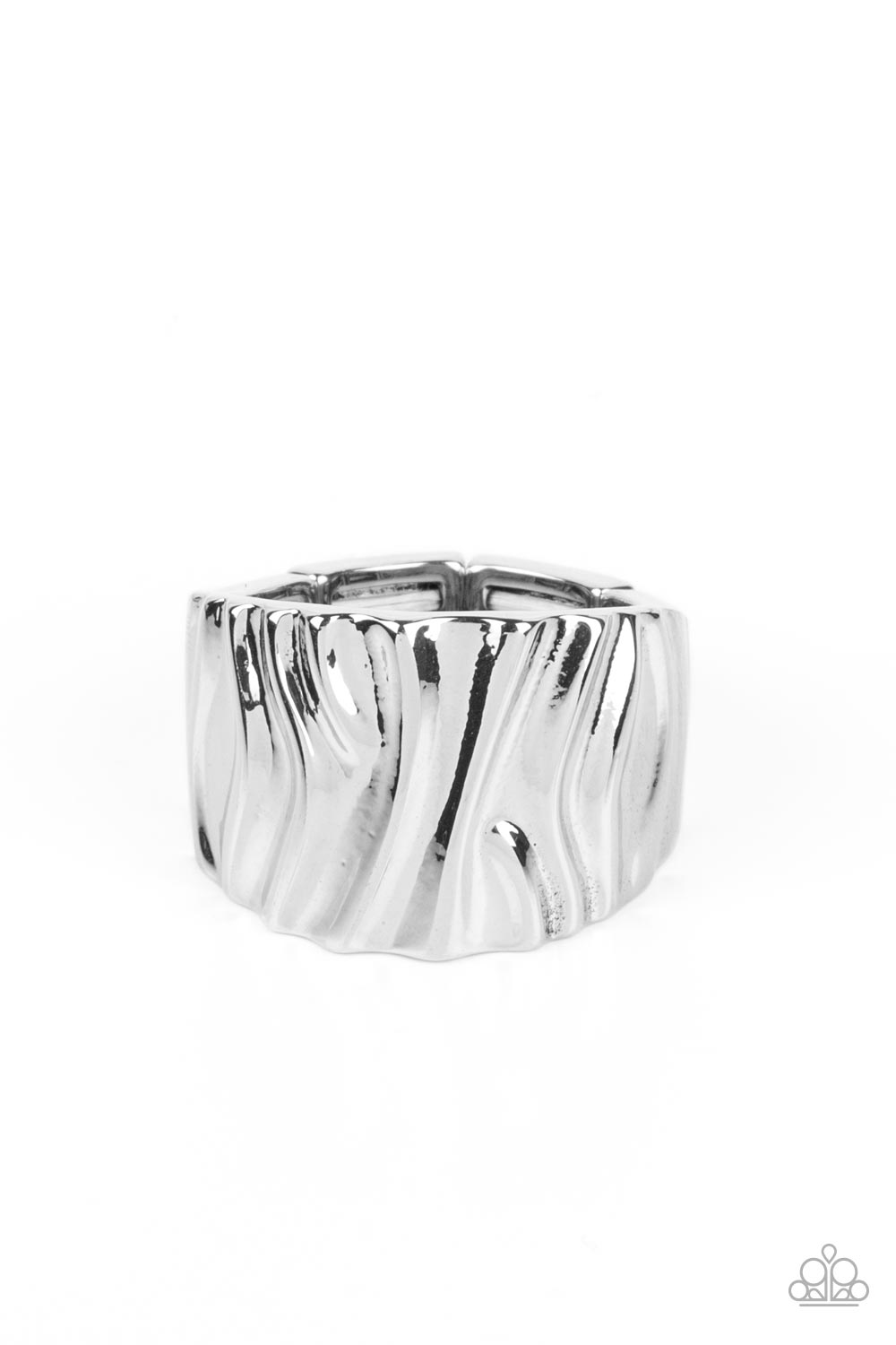 Mirage - silver - Paparazzi MENS ring