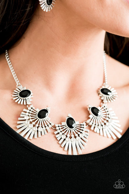 Miss You-niverse - black - Paparazzi necklace