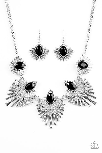 Miss You-niverse - black - Paparazzi necklace