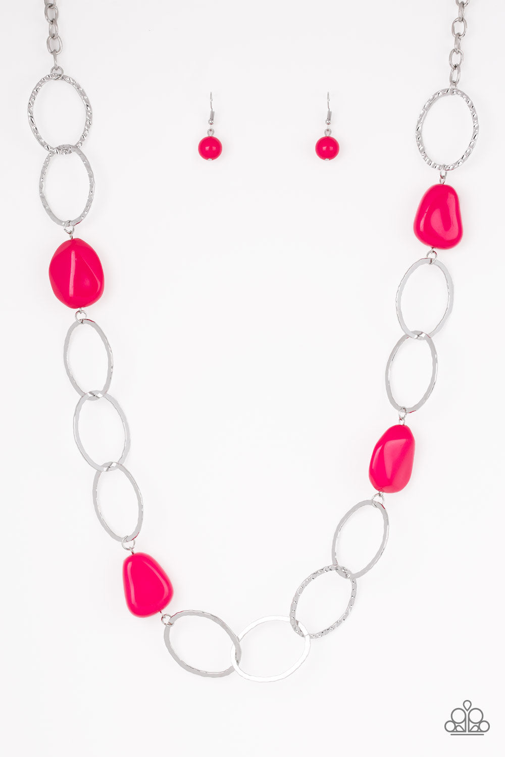 Modern Day Malibu - pink - Paparazzi necklace