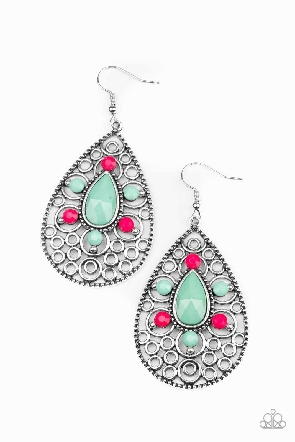 Modern Garden - multi - Paparazzi earrings