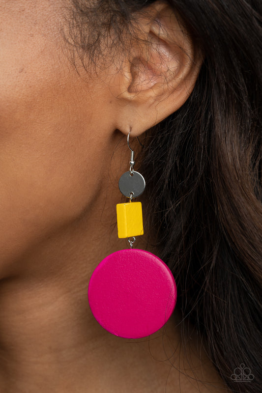 Modern Materials - multi - Paparazzi earrings