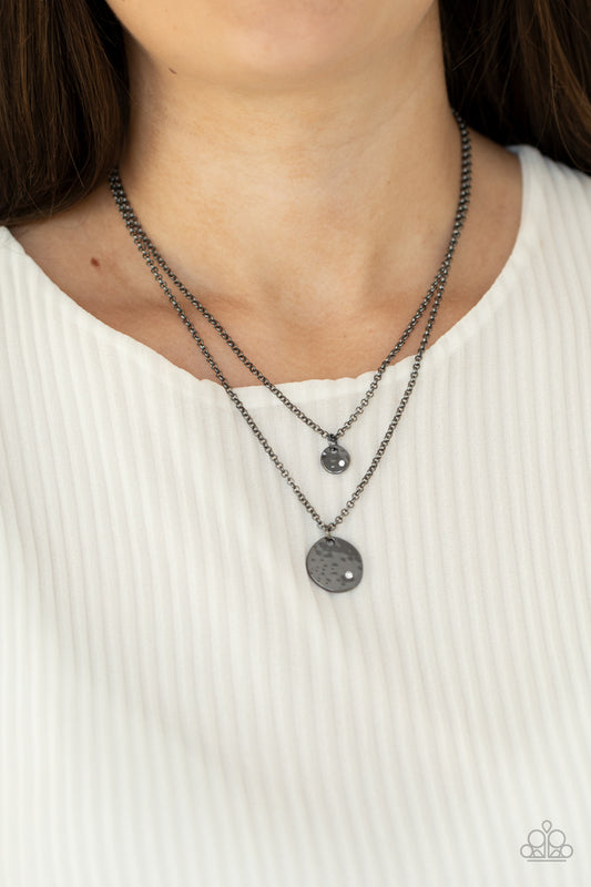 Modern Minimalist - black - Paparazzi necklace