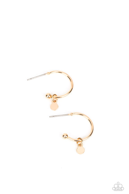 Modern Model - gold - Paparazzi earrings