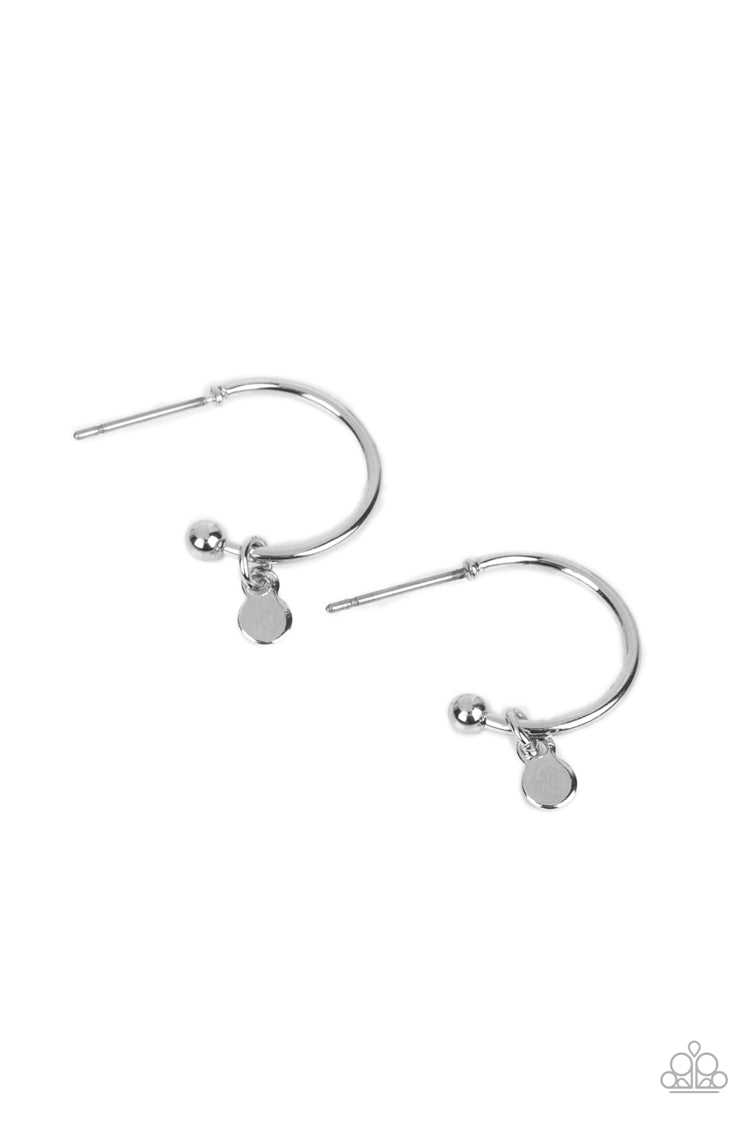 Modern Model - silver - Paparazzi earrings