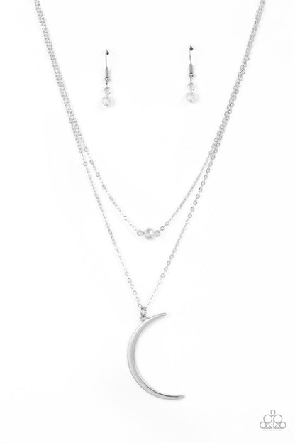 Modern Moonbeam - white - Paparazzi necklace