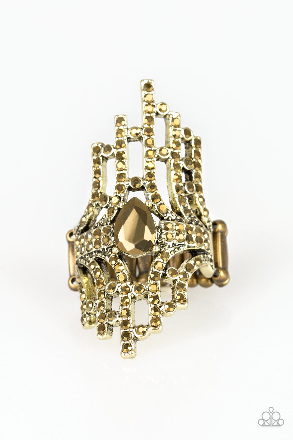 Modern Muse - brass - Paparazzi ring