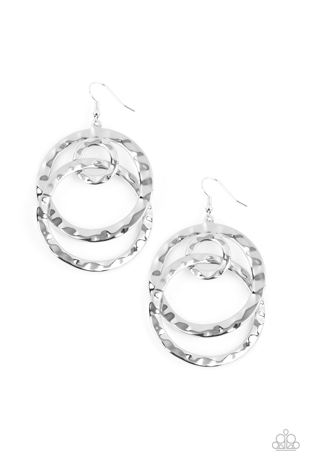 Modern Relic - silver - Paparazzi earrings