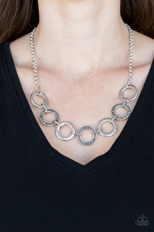 Modern Day Madonna - silver - Paparazzi necklace
