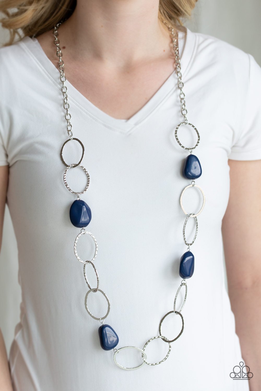 Modern Day Malibu - blue - Paparazzi necklace