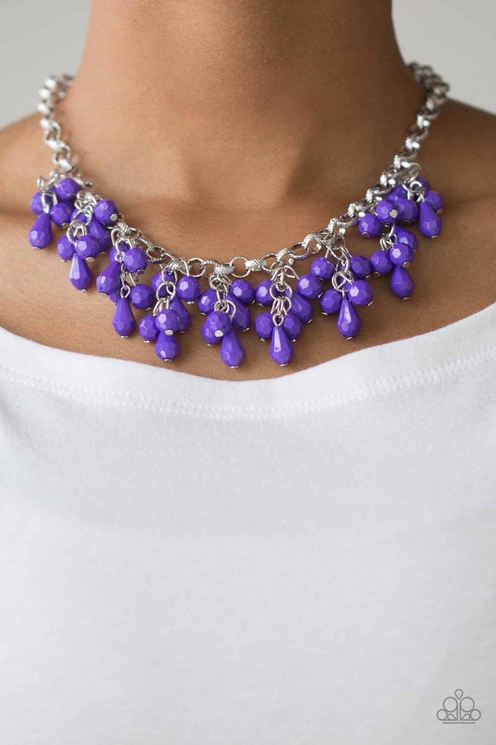 Modern Macarena - purple - Paparazzi necklace