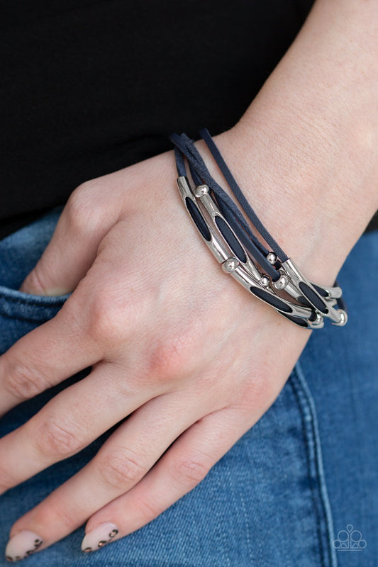 Modern Magnetism-blue-Paparazzi bracelet