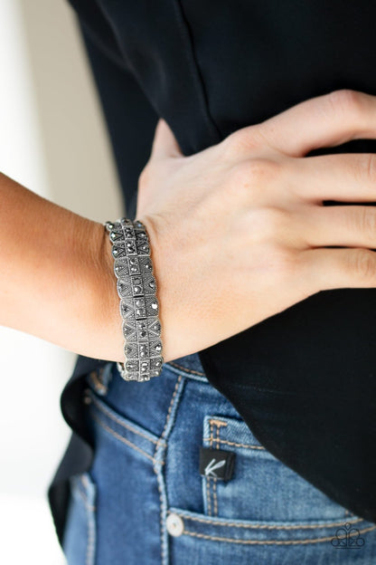 Modern Magnificence-silver-Paparazzi bracelet