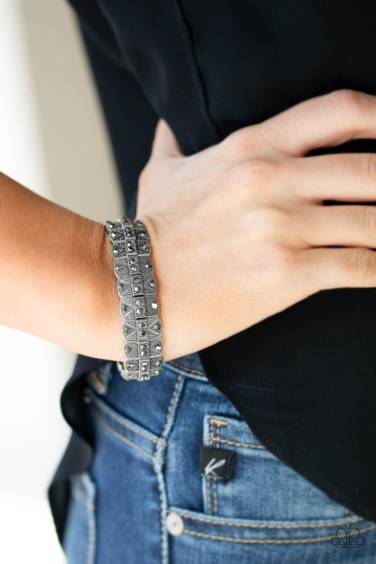 Modern Magnificence-silver-Paparazzi bracelet
