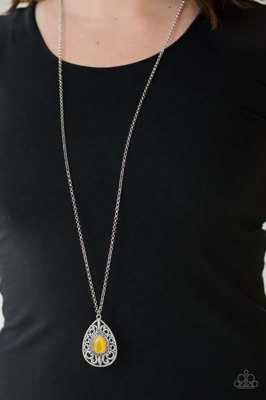 Modern Majesty - yellow - Paparazzi necklace