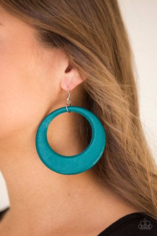 Modern Malibu Barbie - blue - Paparazzi earrings