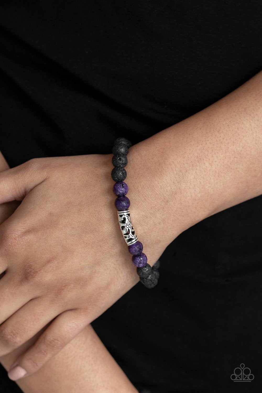 Modern Meditation-purple-Paparazzi bracelet