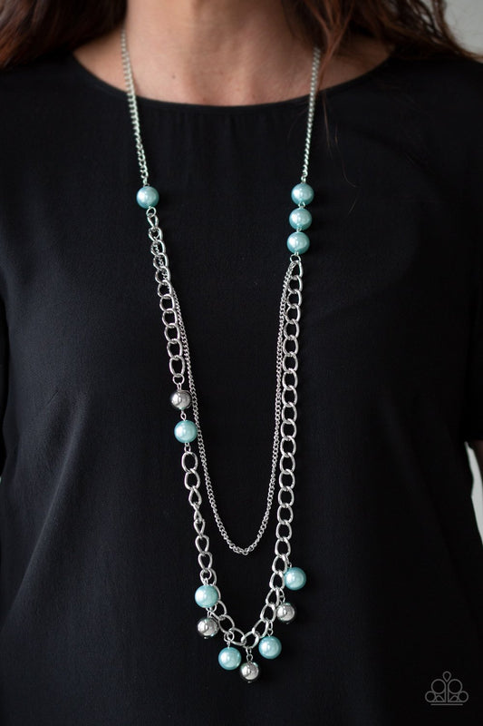 Modern Musical-blue-Paparazzi necklace