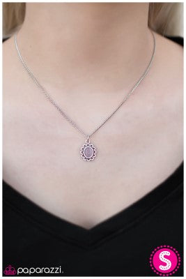 Modest Of Them All - Purple - Paparazzi Necklace