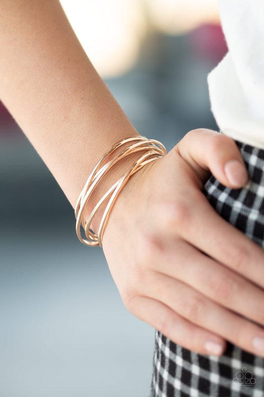 Modest Goddess - rose gold - Paparazzi bracelet