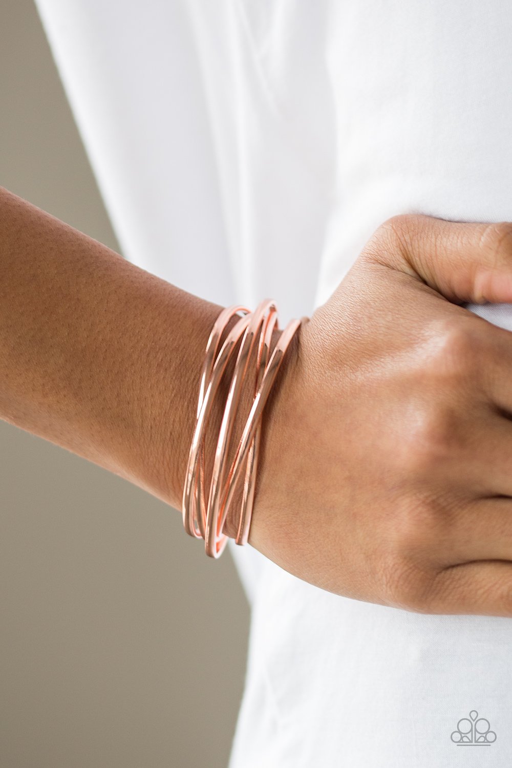 Modest Goddess - copper - Paparazzi bracelet