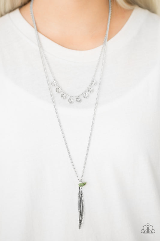 Mojave Musical - green - Paparazzi necklace