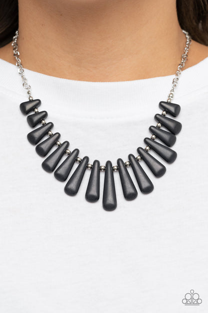 Mojave Empress - black - Paparazzi necklace