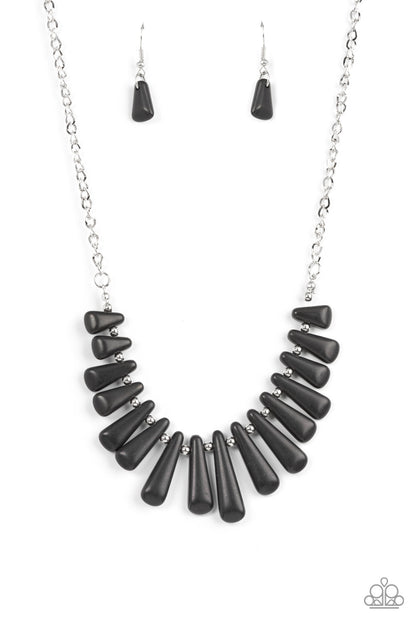 Mojave Empress - black - Paparazzi necklace