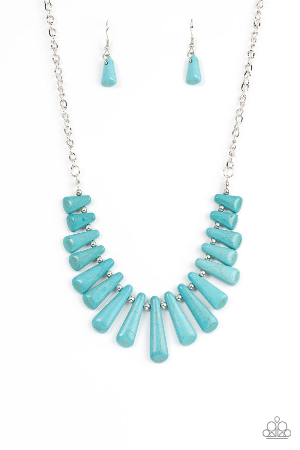 Mojave Empress - blue - Paparazzi necklace