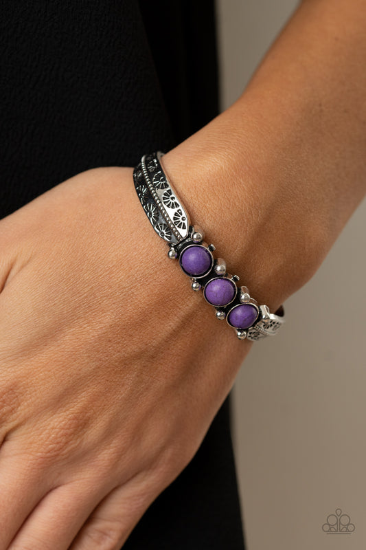 Mojave Glyphs - purple - Paparazzi bracelet