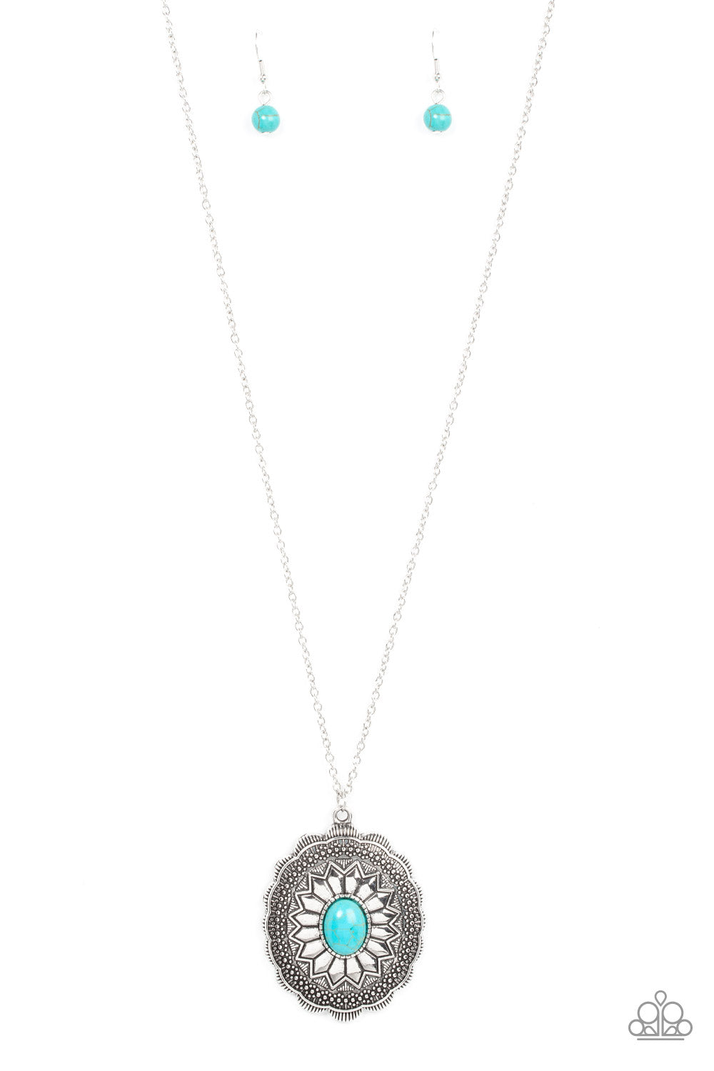 Mojave Mirage - blue - Paparazzi necklace