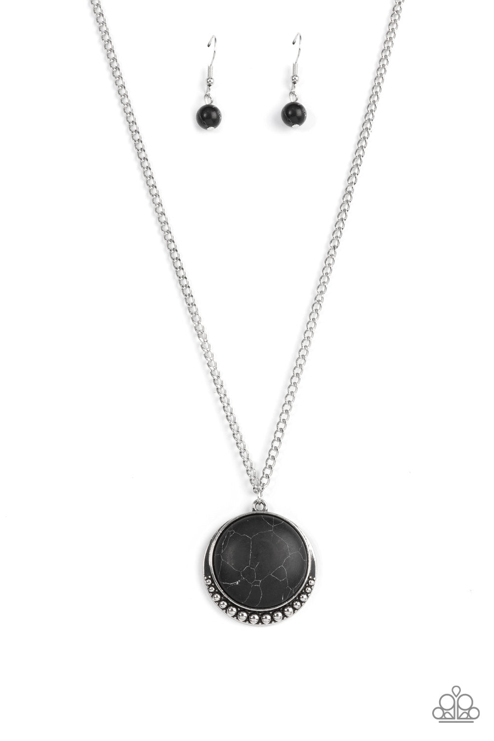 Mojave Moon - black - Paparazzi necklace