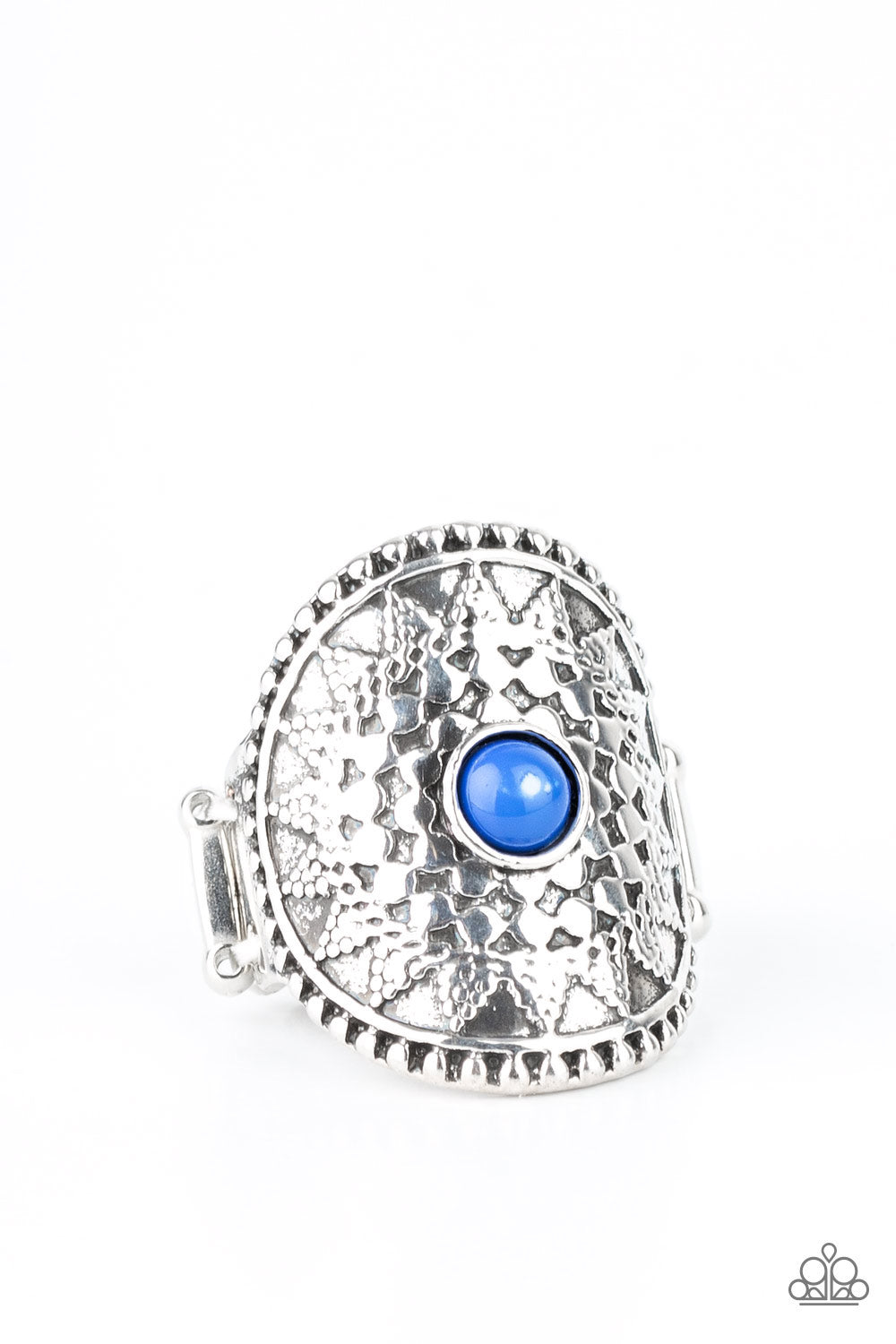 Mojave Rays - blue - Paparazzi ring