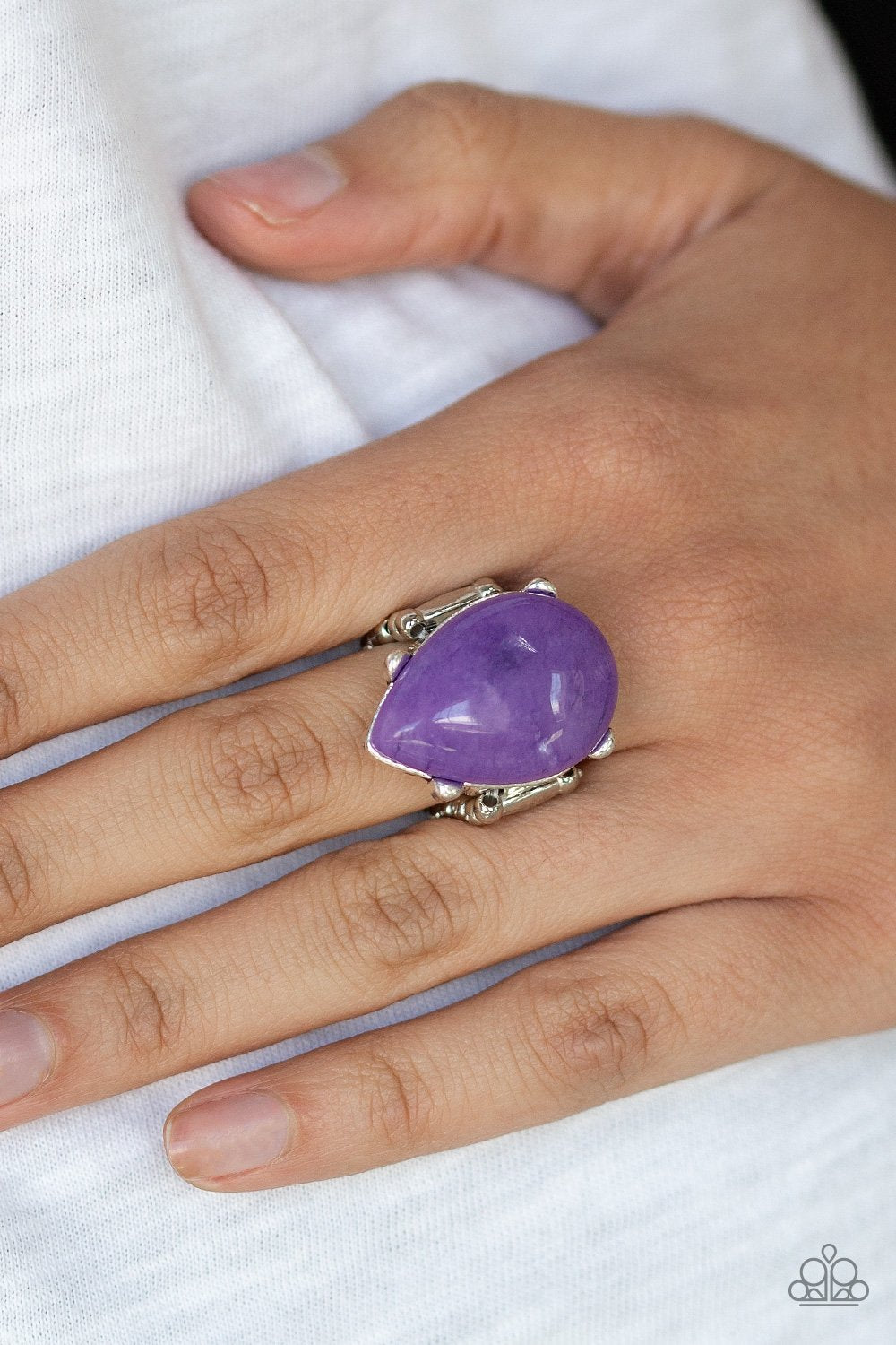 Mojave Minerals-purple-Paparazzi ring