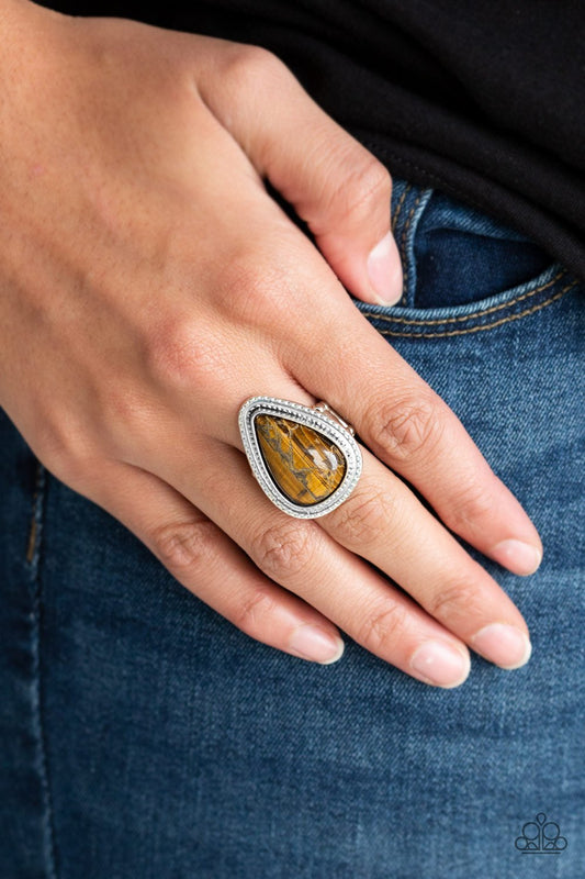 Mojave Mist-brown-Paparazzi ring
