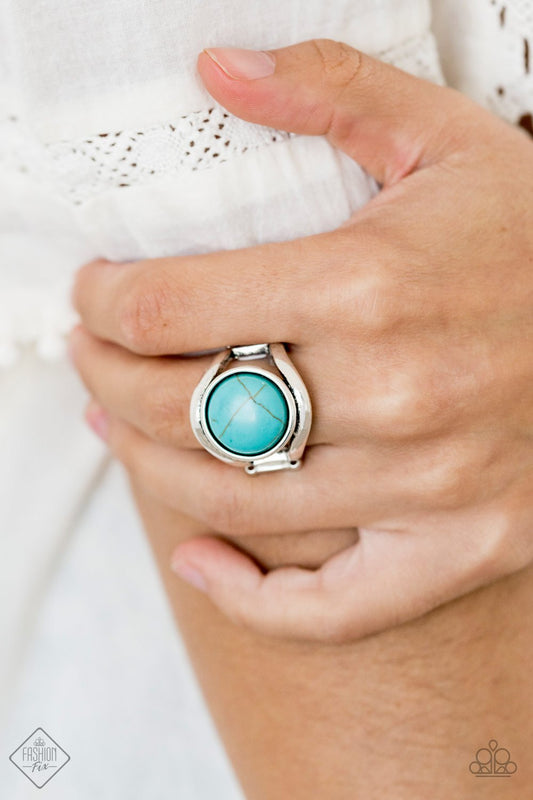Mojave Native-blue-Paparazzi ring