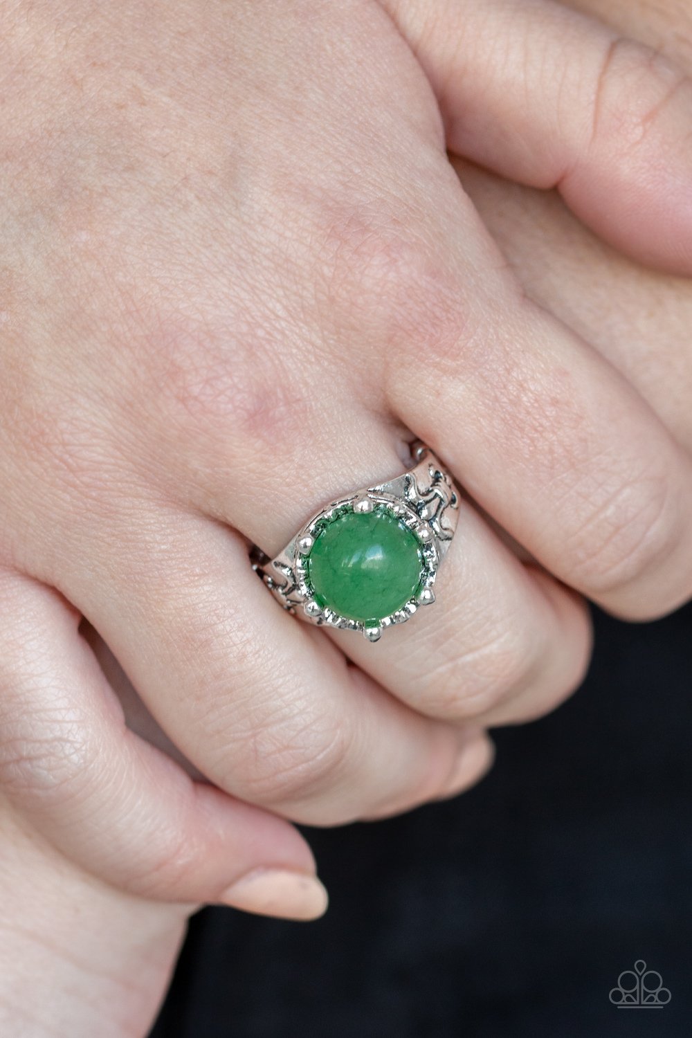 Mojave Treasure-green-Paparazzi ring