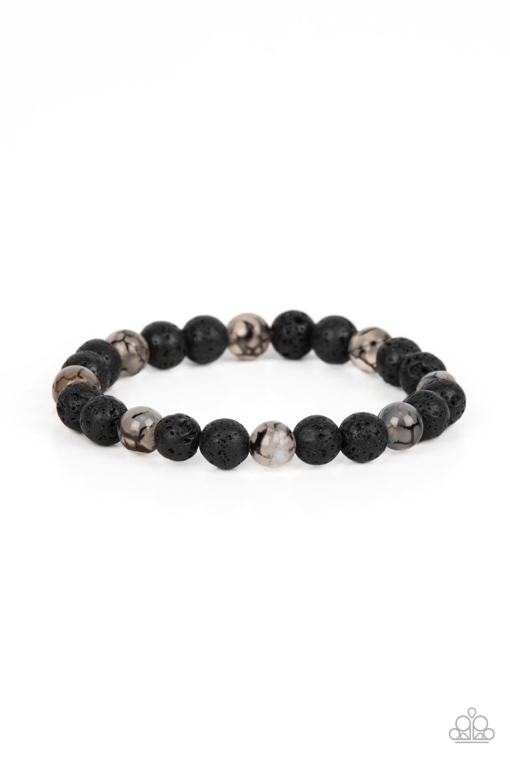 Molten Mogul - black - Paparazzi bracelet