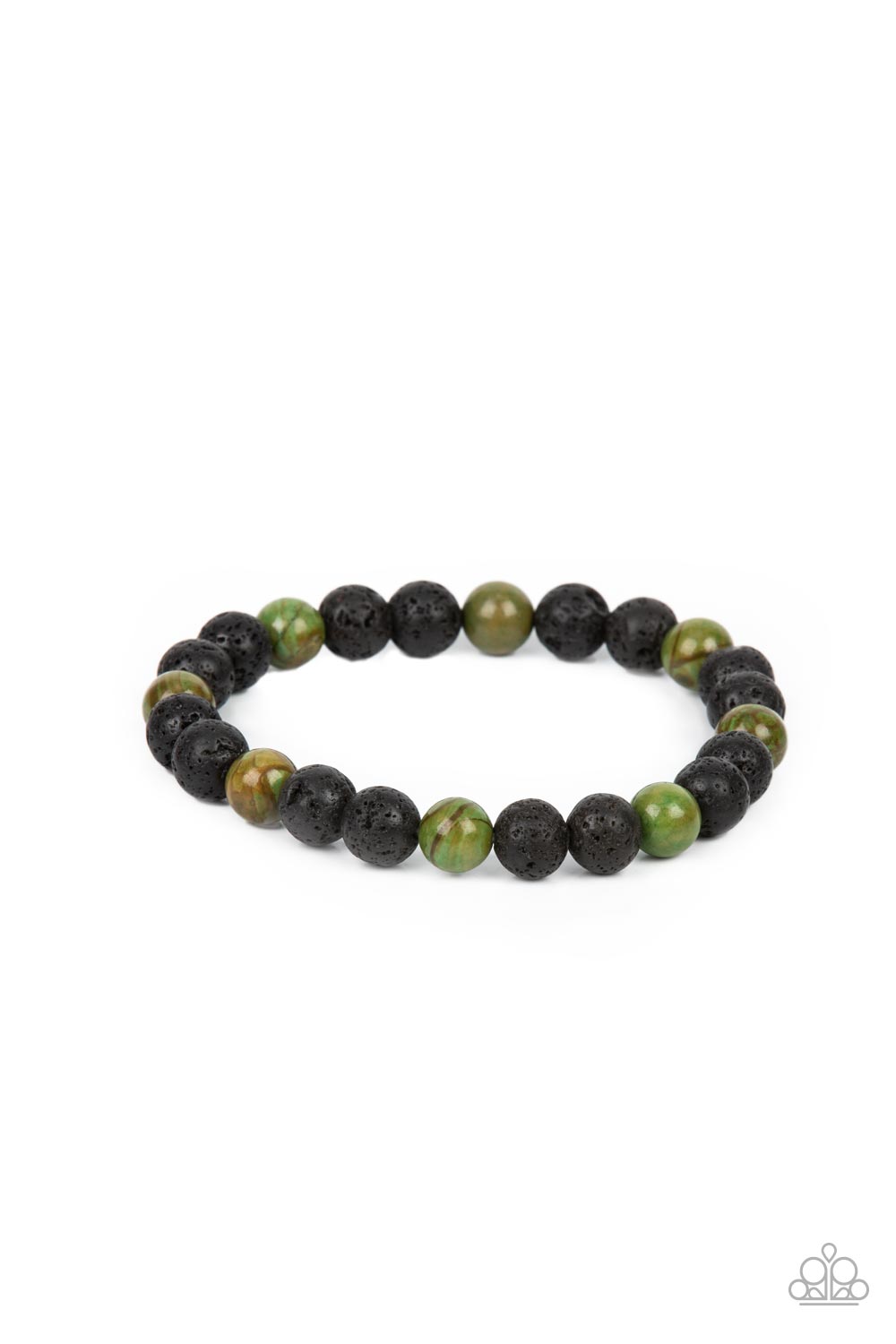 Molten Mogul - green - Paparazzi bracelet