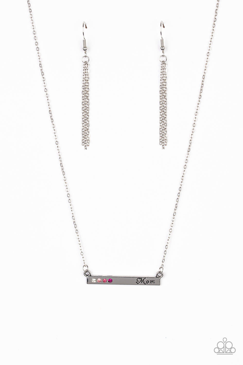 Moms Do It Better - pink - Paparazzi necklace